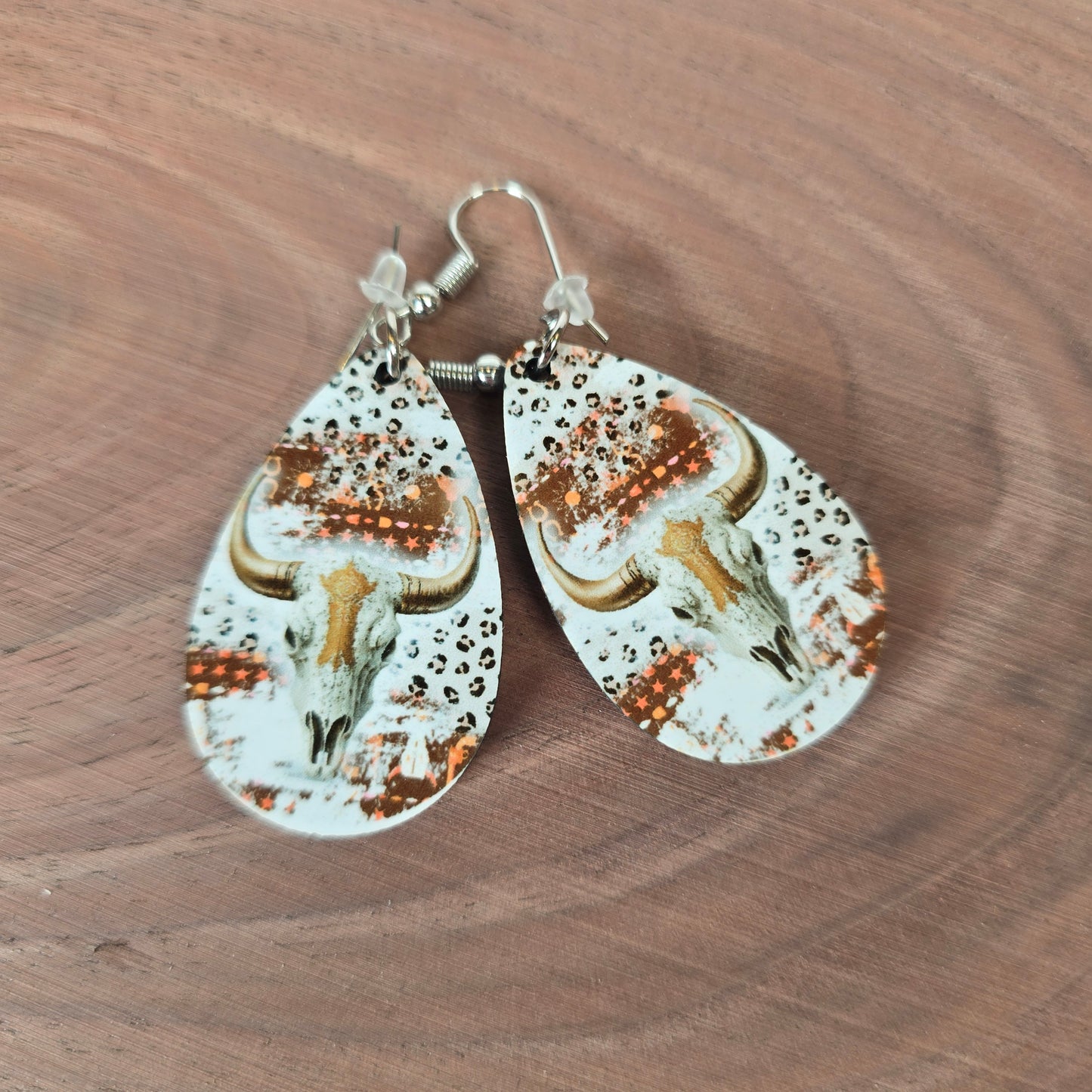 Cow Skull Earrings